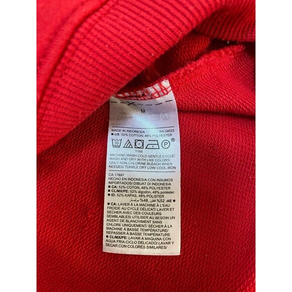 Old Navy Red Raglan Sweatshirt Medium - Picture 3 of 6